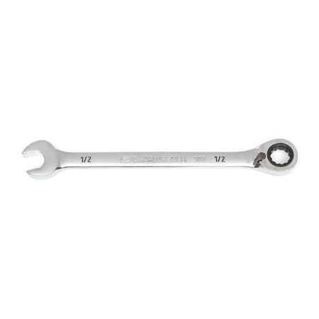 1/2" 90 - Tooth 12 Point Reversible Ratcheting Wrench - AAA Industrial Supply