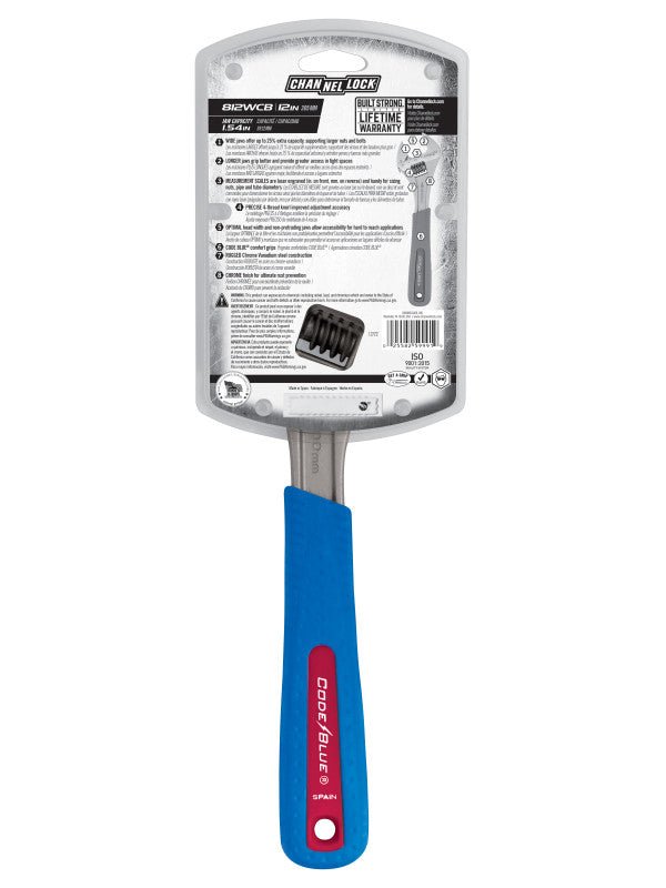12" Channellock Adjustable Wrench - AAA Industrial Supply
