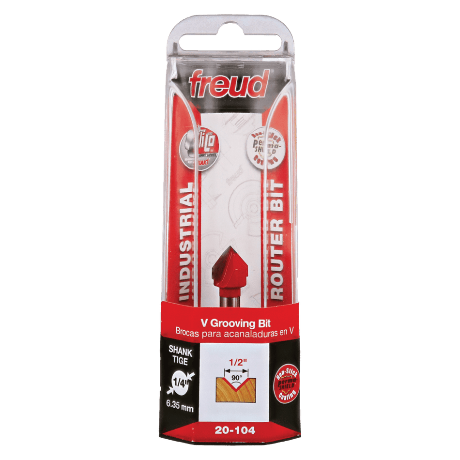 1/2" (Dia.) 90° V Grooving Bit - AAA Industrial Supply