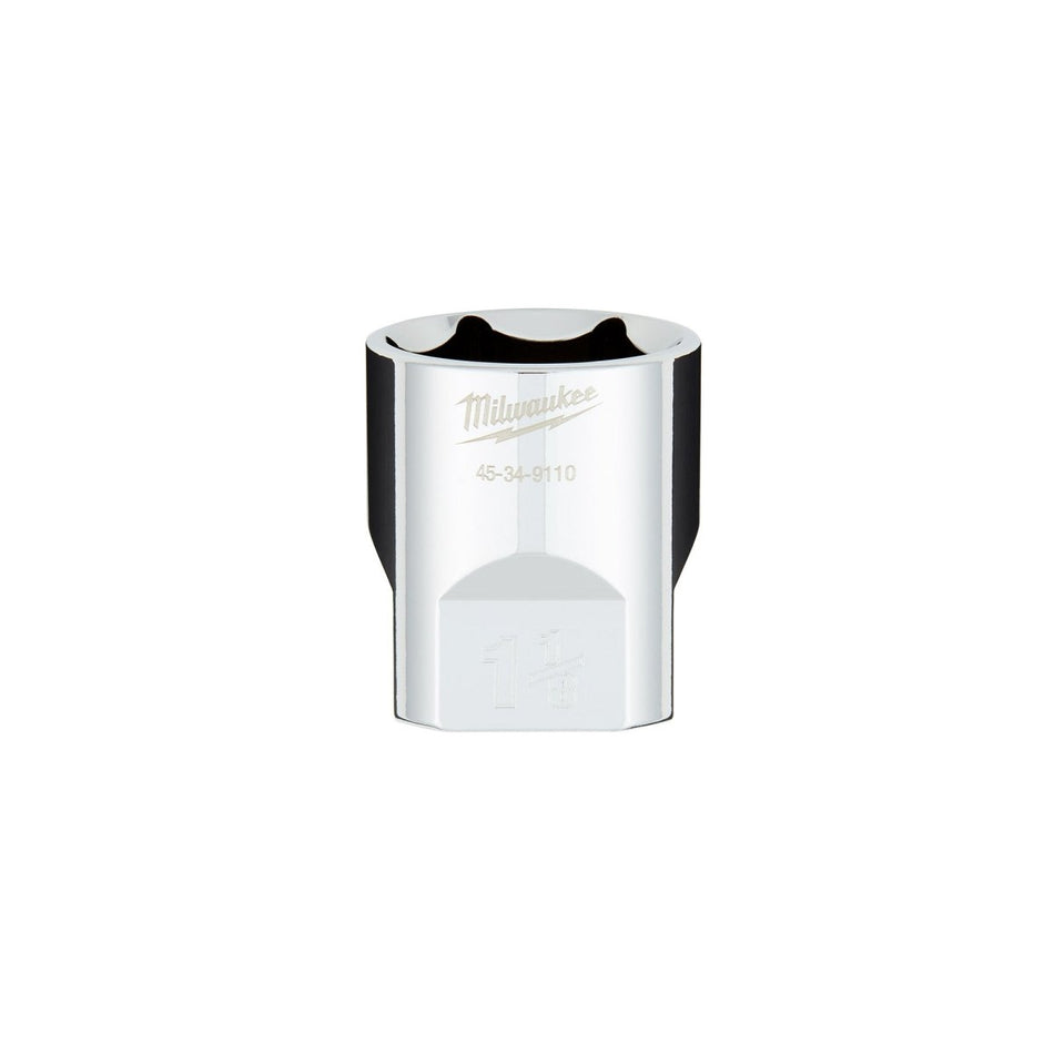 1/2" Drive 1 - 1/8" SAE 6 - Point Socket with FOUR FLAT™ Sides - AAA Industrial Supply