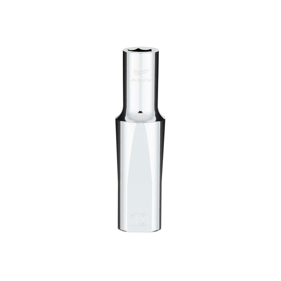 1/2" Drive 10MM Metric 6 - Point Deep Socket with FOUR FLAT™ Sides - AAA Industrial Supply