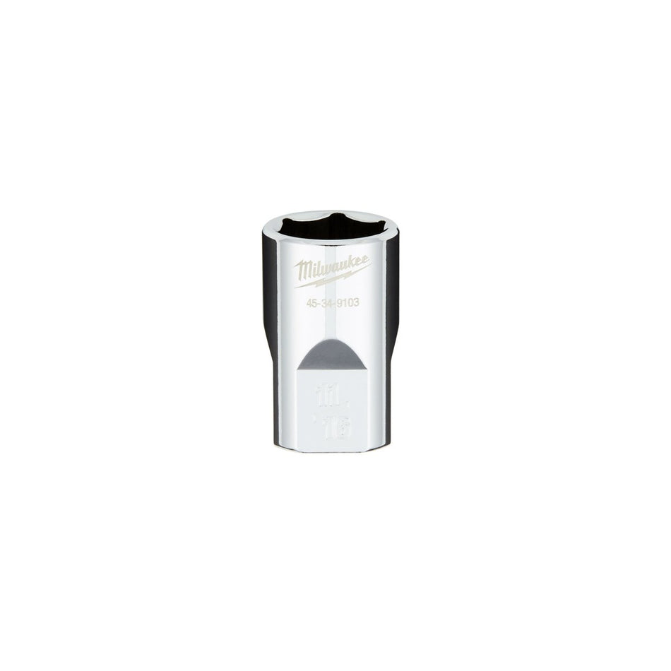 1/2" Drive 11/16" SAE 6 - Point Socket with FOUR FLAT™ Sides - AAA Industrial Supply