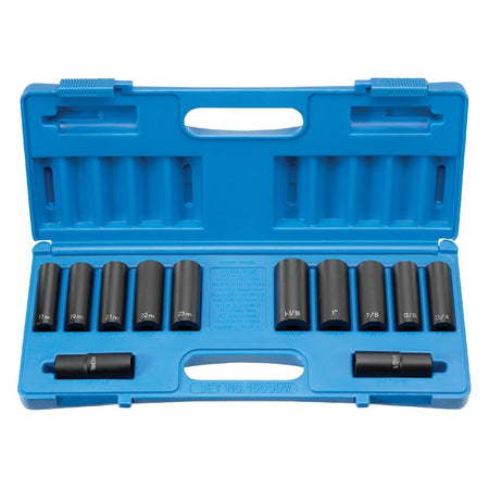 1/2" Drive 12 Piece Extra - Thin Wall Set - AAA Industrial Supply