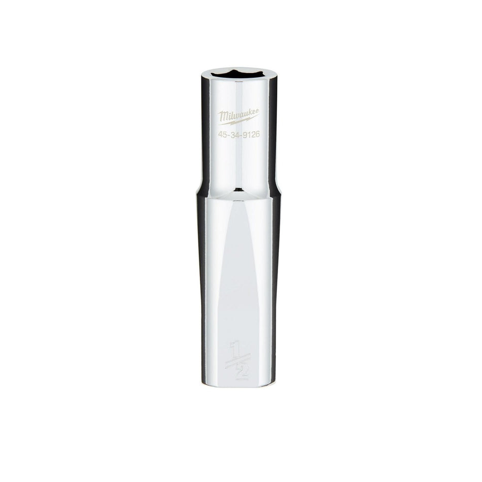 1/2" Drive 1/2" SAE 6 - Point Deep Socket with FOUR FLAT™ Sides - AAA Industrial Supply