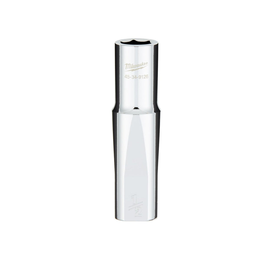 1/2" Drive 1/2" SAE 6 - Point Deep Socket with FOUR FLAT™ Sides - AAA Industrial Supply