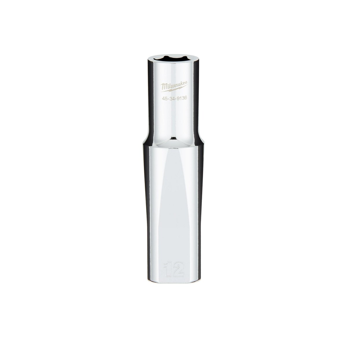 1/2" Drive 12MM Metric 6 - Point Deep Socket with FOUR FLAT™ Sides - AAA Industrial Supply