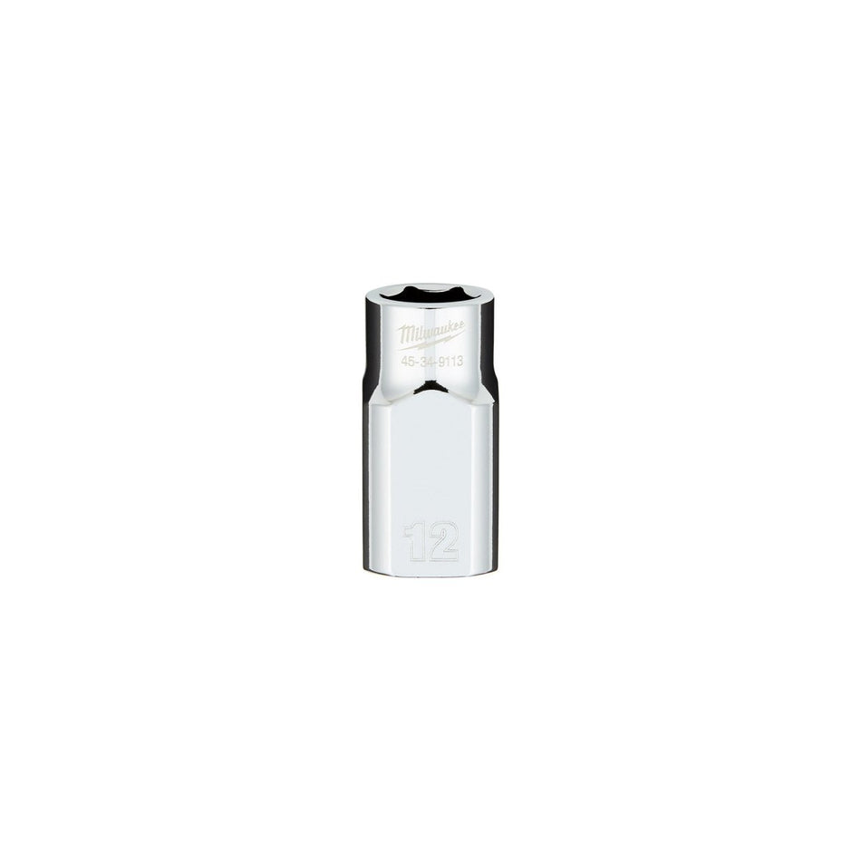 1/2" Drive 12MM Metric 6 - Point Socket with FOUR FLAT™ Sides - AAA Industrial Supply