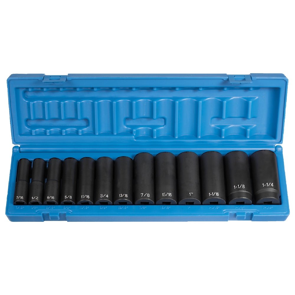 1/2" Drive 13 Piece Deep Set - AAA Industrial Supply