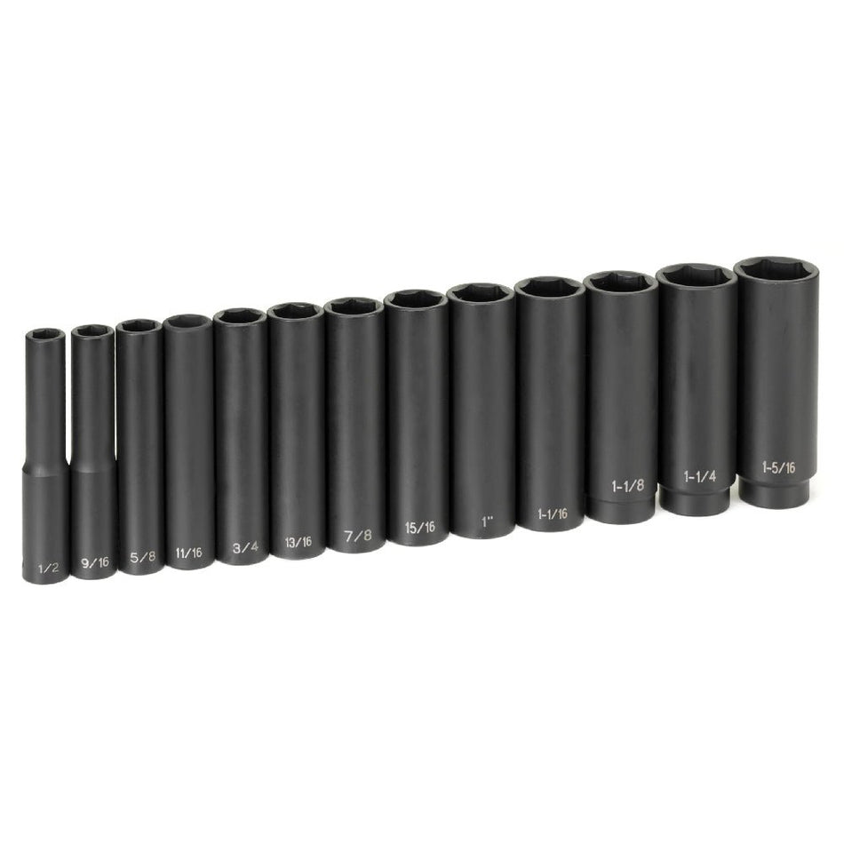 1/2" Drive 13 Piece Extra - Deep Set - AAA Industrial Supply