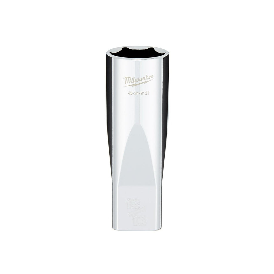 1/2" Drive 13/16" SAE 6 - Point Deep Socket with FOUR FLAT™ Sides - AAA Industrial Supply