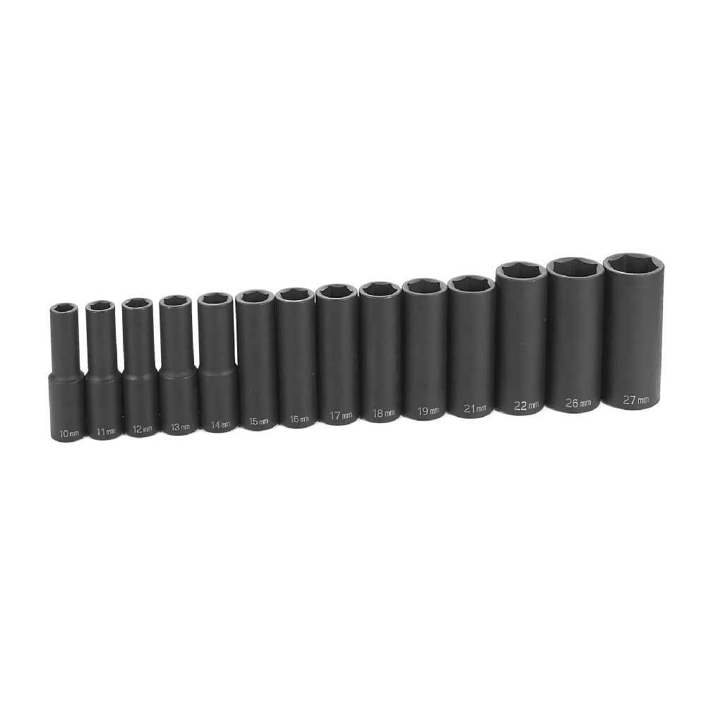 1/2" Drive 14 Piece Deep Metric Set - AAA Industrial Supply