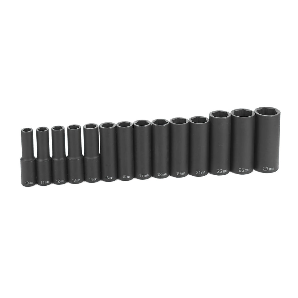 1/2" Drive 14 Piece Deep Metric Set - AAA Industrial Supply