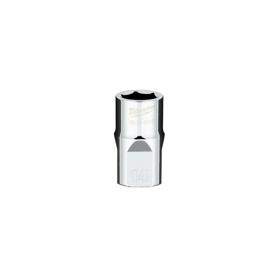 1/2" Drive 14MM Metric 6 - Point Socket with FOUR FLAT™ Sides - AAA Industrial Supply