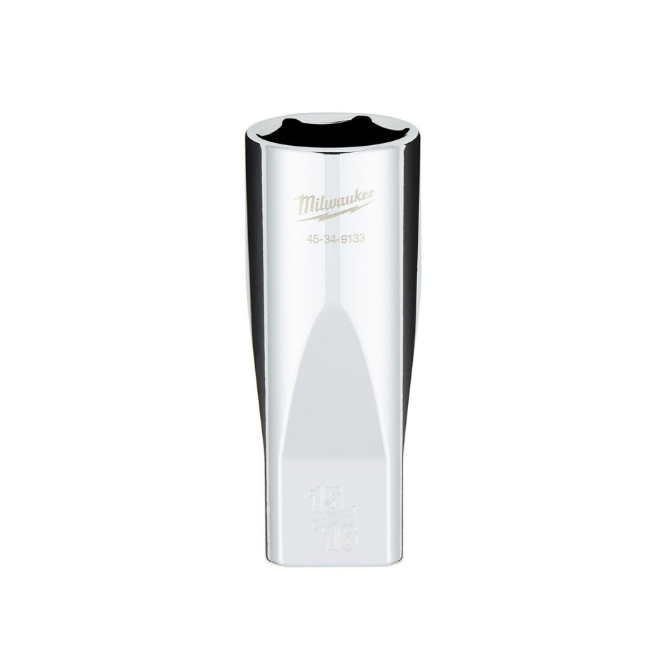 1/2" Drive 15/16" SAE 6 - Point Deep Socket with FOUR FLAT™ Sides - AAA Industrial Supply