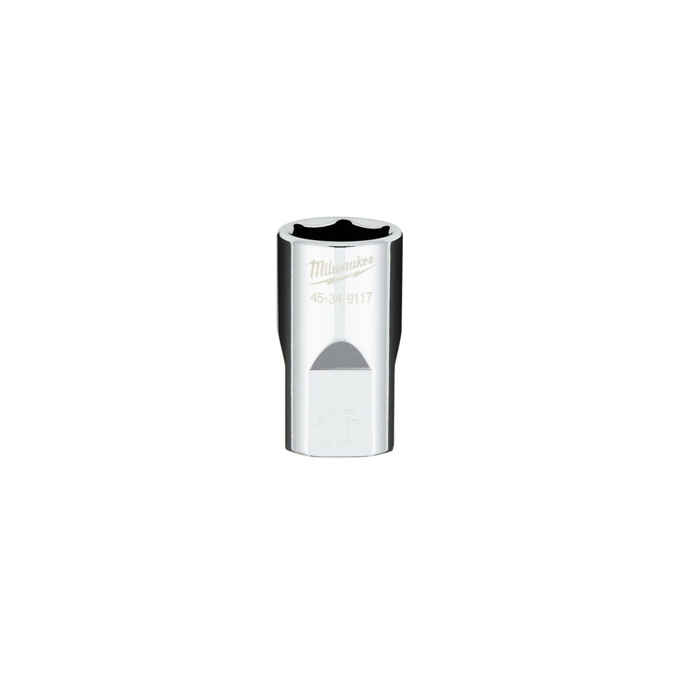 1/2" Drive 16MM Metric 6 - Point Socket with FOUR FLAT™ Sides - AAA Industrial Supply