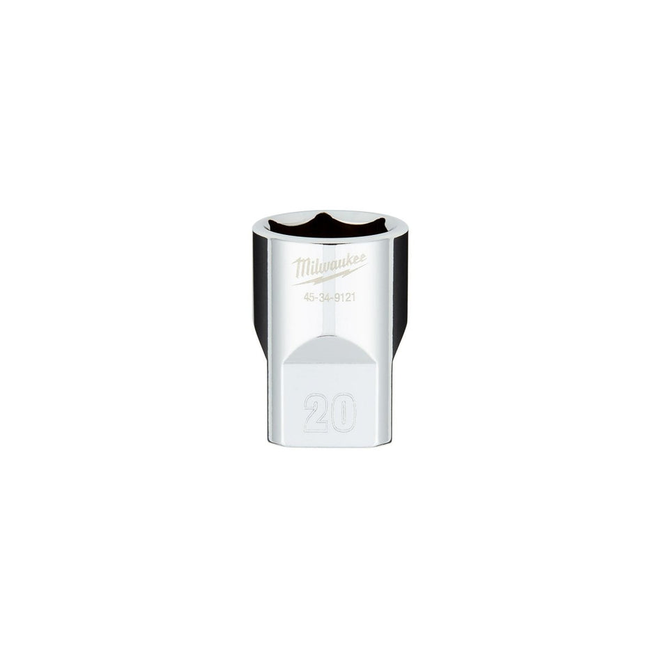 1/2" Drive 20MM Metric 6 - Point Socket with FOUR FLAT™ Sides - AAA Industrial Supply
