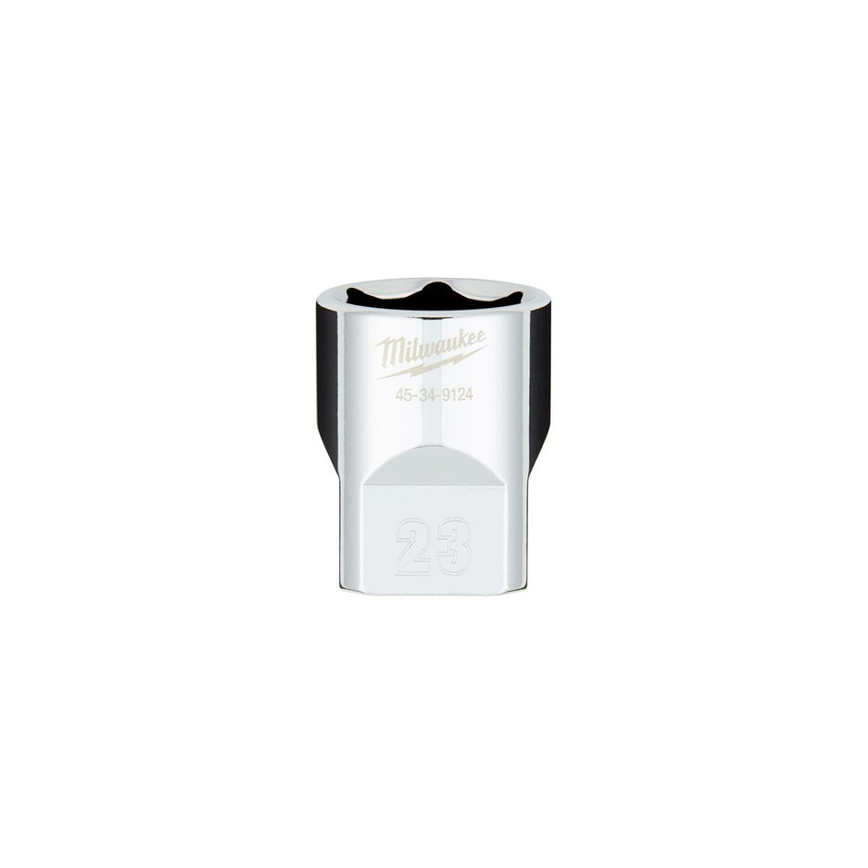 1/2" Drive 23MM Metric 6 - Point Socket with FOUR FLAT™ Sides - AAA Industrial Supply