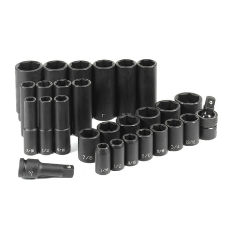 1/2" Drive 28 Pc. Standard/Deep Set - AAA Industrial Supply