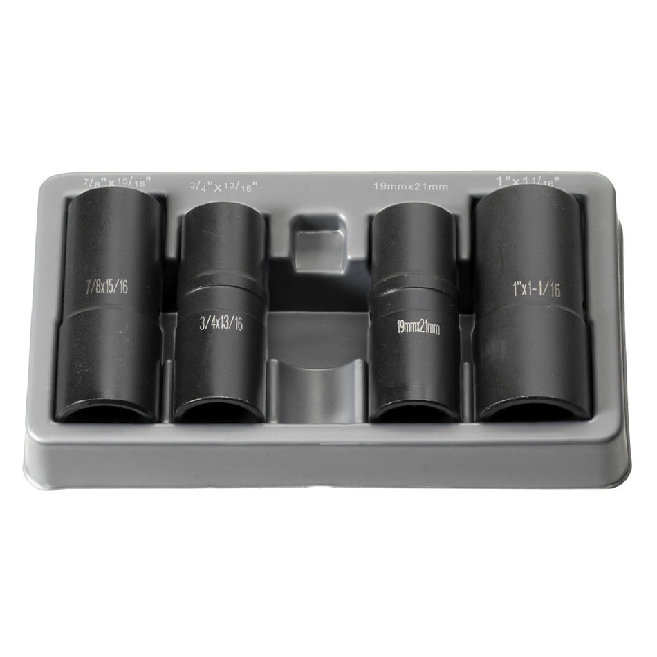 1/2" Drive 4 Piece "Flip" Socket Set - AAA Industrial Supply