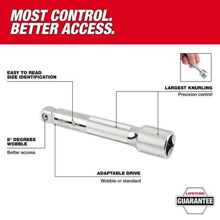 1/2" Drive 5" Wobble Extension - AAA Industrial Supply