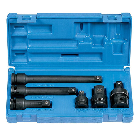 1/2" Drive 6 Piece Adapter/Extension Set - AAA Industrial Supply