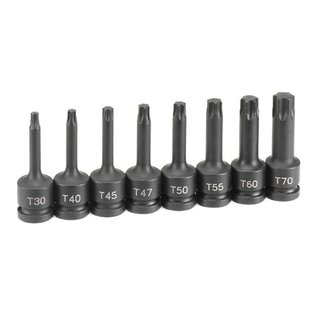 1/2" Drive 8 Piece Internal Star Impact Driver Set - AAA Industrial Supply