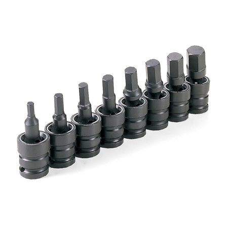 1/2" Drive 8 Piece Universal Hex Driver Set - AAA Industrial Supply
