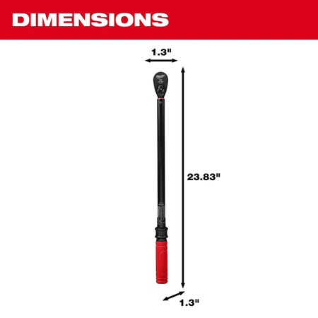 1/2" Drive Click Torque Wrench (50-250 ft·lbf) - AAA Industrial Supply