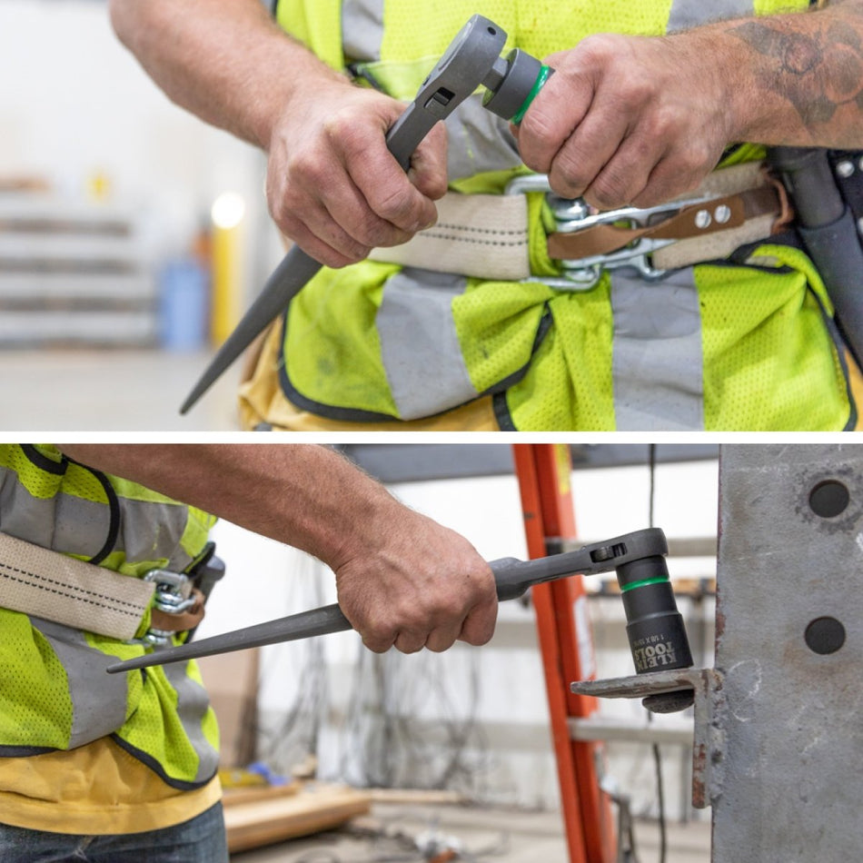 1/2 - Inch Ratcheting Construction Wrench, 15 - Inch - AAA Industrial Supply