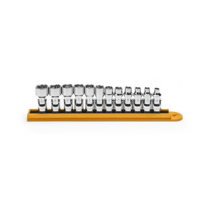 12 Piece 1/4" Drive 6 Point Flex Metric Socket Set - AAA Industrial Supply
