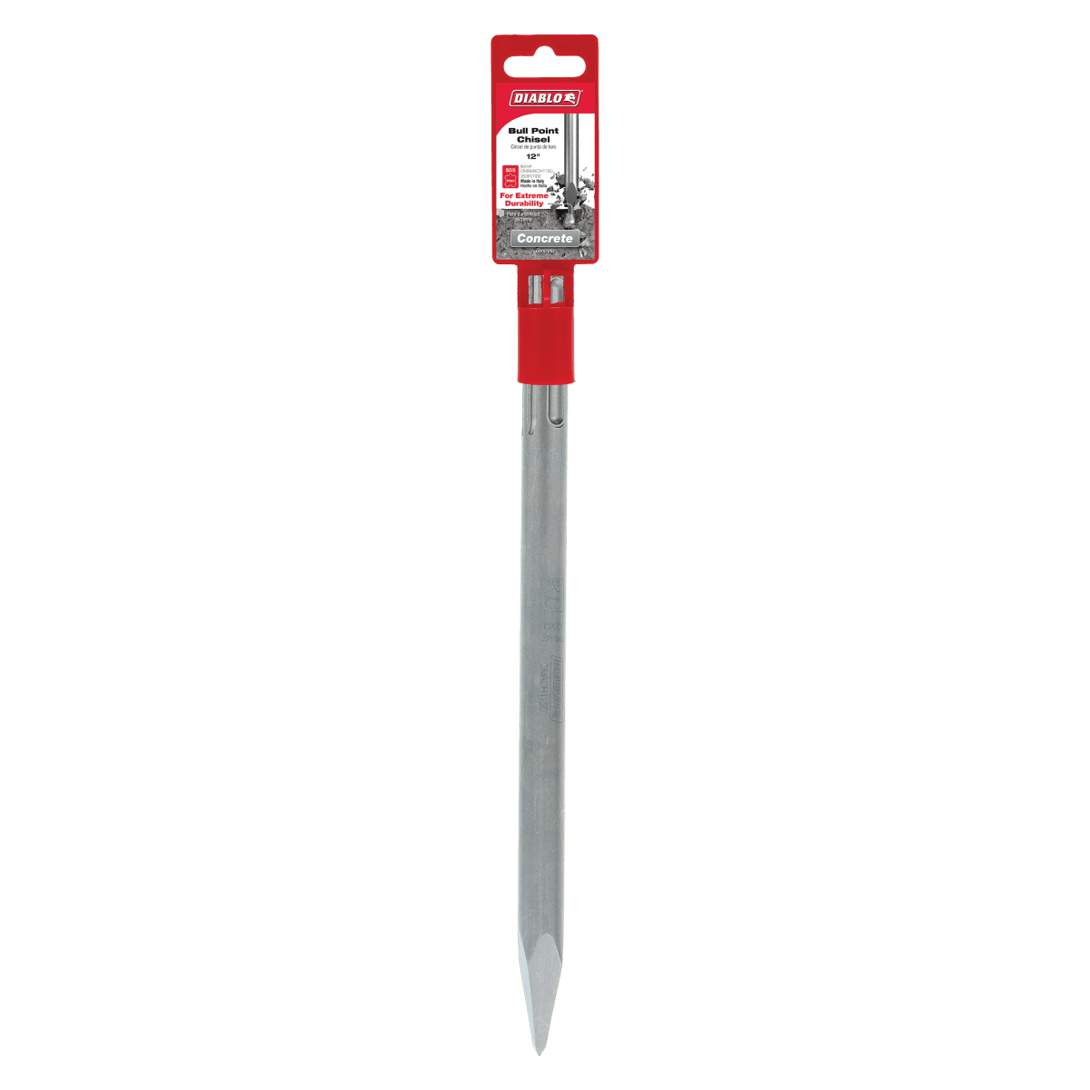 12" SDS - Max Bull Point Chisel - AAA Industrial Supply
