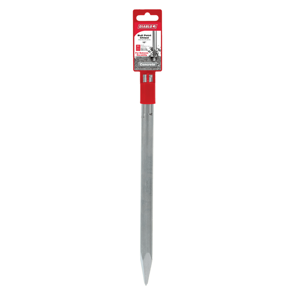 12" SDS - Max Bull Point Chisel - AAA Industrial Supply