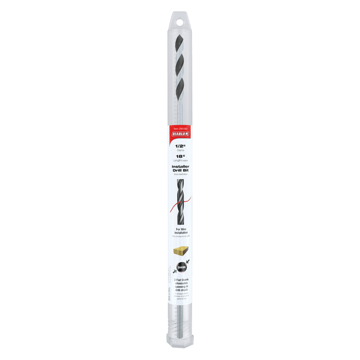 1/2" x 18" Installer Drill Bit for Wood - AAA Industrial Supply