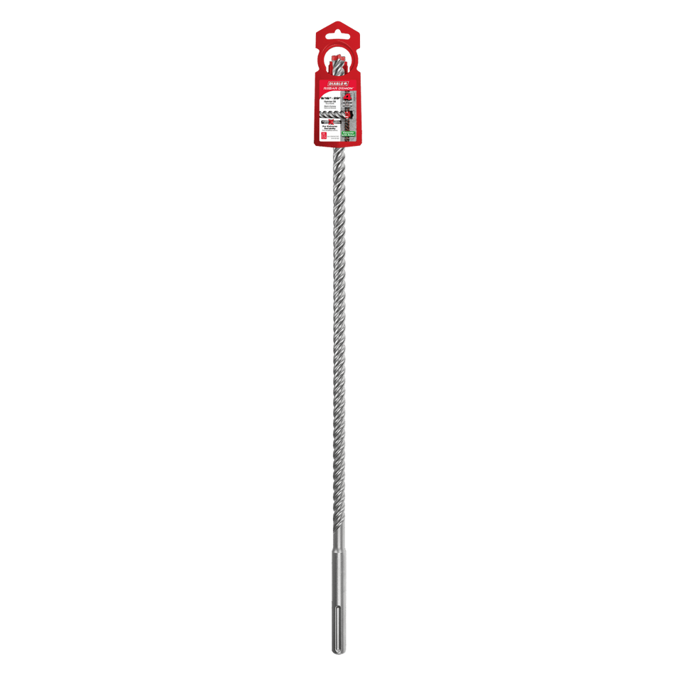 1/2" x 24" x 29" Rebar Demon™ SDS - Max 4 - Cutter Full Carbide Head Hammer Drill Bit - AAA Industrial Supply