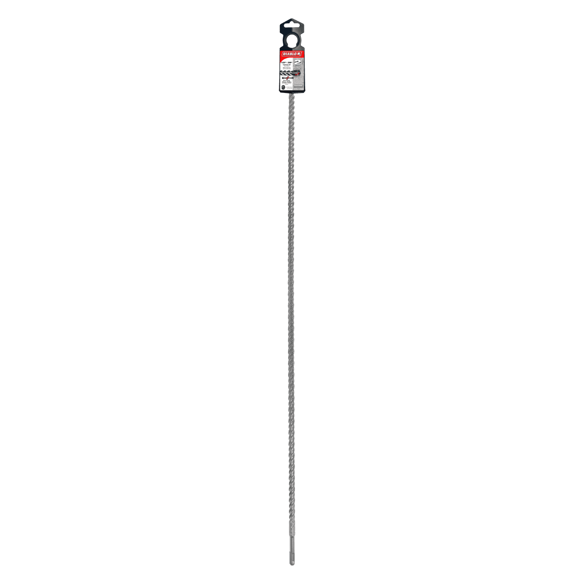 1/2" x 37" x 39" SDS - Plus 2 - Cutter Carbide - Tipped Hammer Drill Bit - AAA Industrial Supply