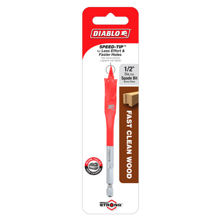 1/2" x 4" Spade Bit for Wood - AAA Industrial Supply
