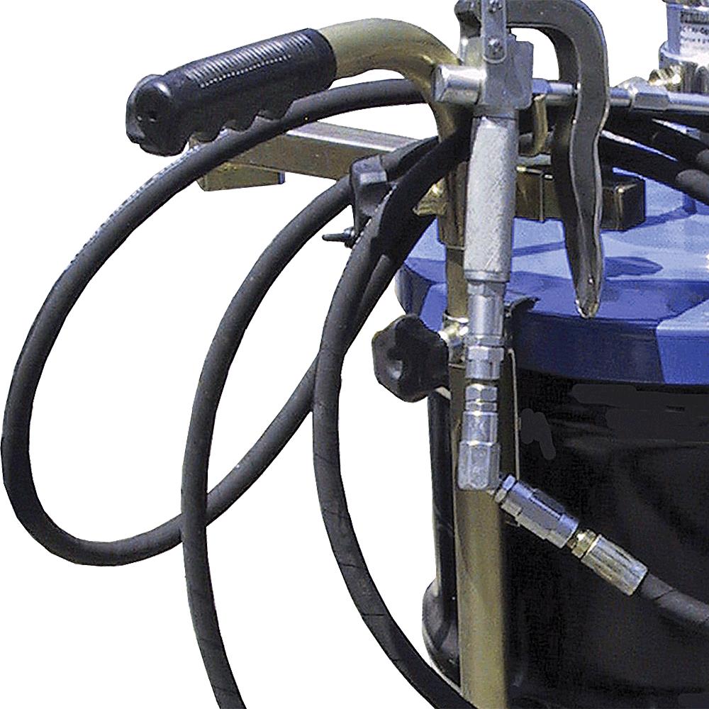 120 lb Air Operated Portable Grease Unit - with 4 Wheel Cart - AAA Industrial Supply