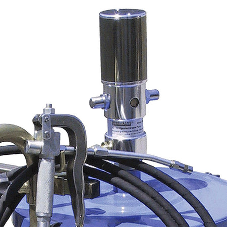 120 lb Air Operated Portable Grease Unit - with 4 Wheel Cart - AAA Industrial Supply