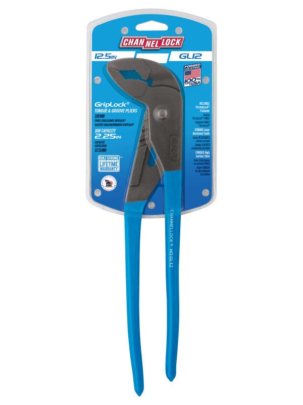 12.5" Channellock GRIPLOCKÂ® Plier - AAA Industrial Supply