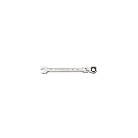 12mm 90 - Tooth 12 Point Flex Head Ratcheting Combination Wrench - AAA Industrial Supply
