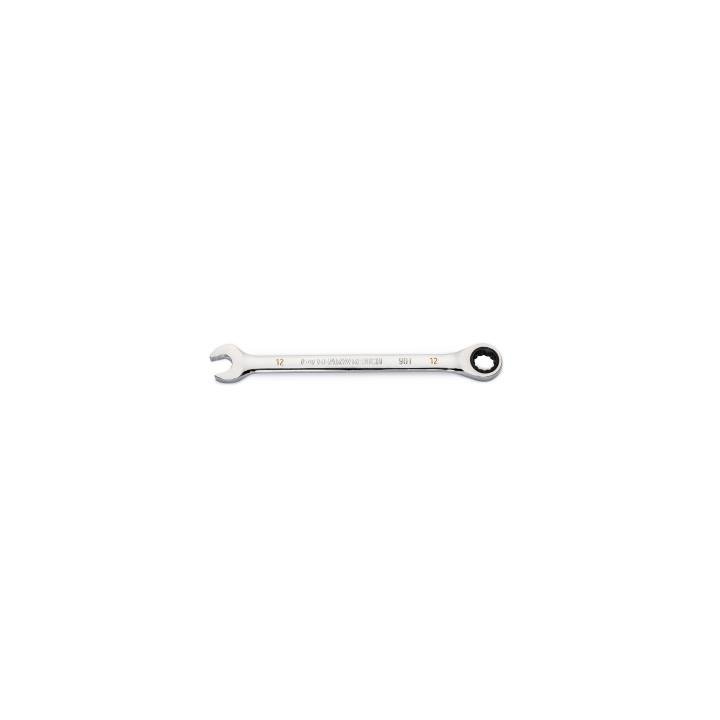 12mm 90 - Tooth 12 Point Ratcheting Combination Wrench - AAA Industrial Supply