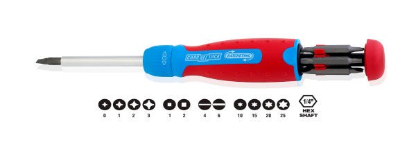 13 - in - 1 Channellock Ratcheting Screwdriver - AAA Industrial Supply