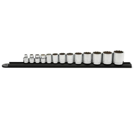 13 Piece 3/8" Drive 12 Point Standard SAE Socket Set - AAA Industrial Supply