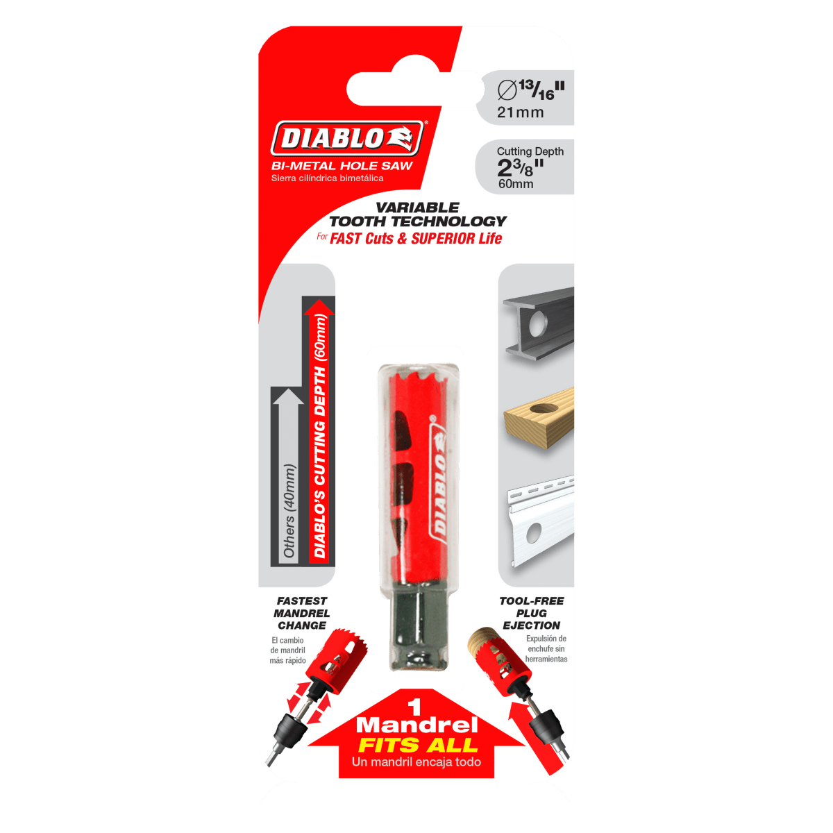 13/16" Bi - Metal Hole Saw - AAA Industrial Supply