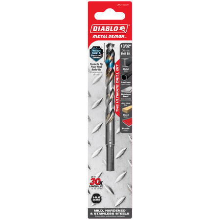 13/32" Metal Demon™ Drill Bit for Mild, Hardened and Stainless Steels - AAA Industrial Supply