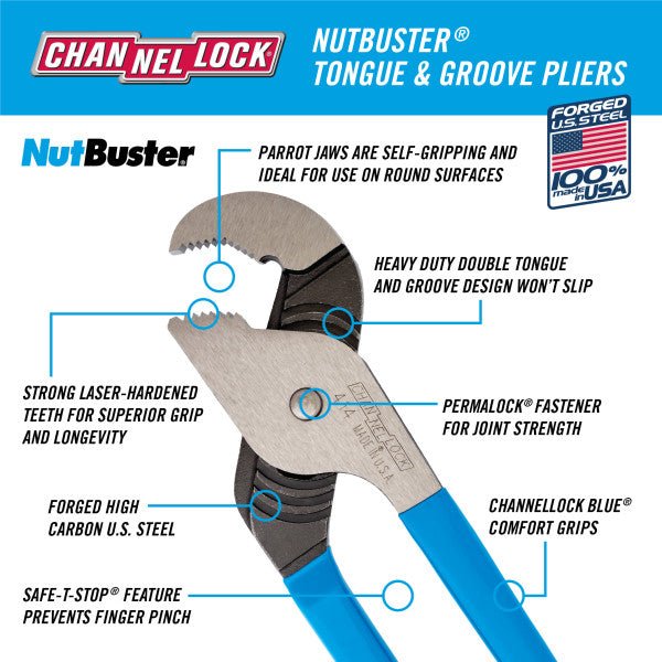 13.5" Channellock Tongue & Groove - AAA Industrial Supply