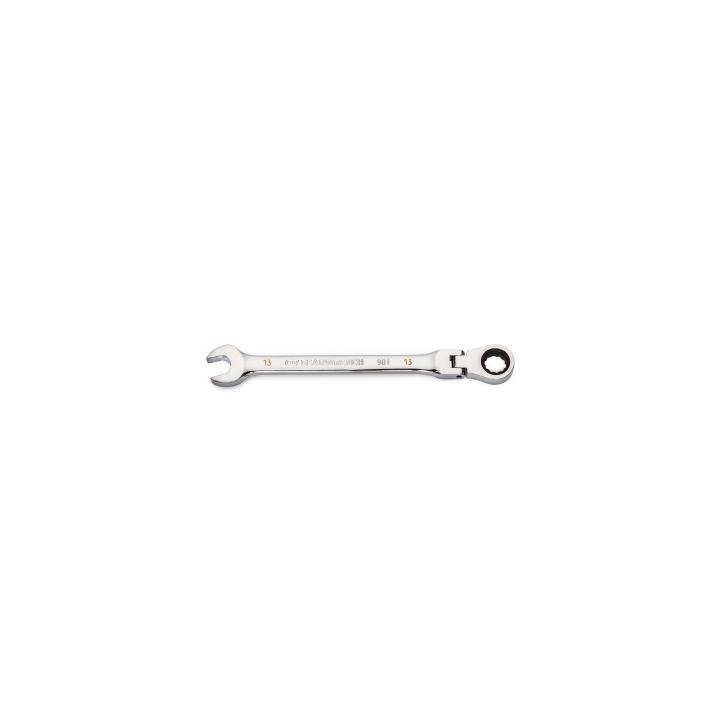 13mm 90 - Tooth 12 Point Flex Head Ratcheting Combination Wrench - AAA Industrial Supply