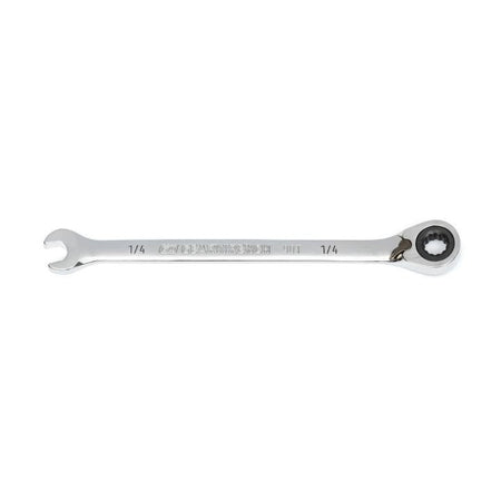 1/4" 90 - Tooth 12 Point Reversible Ratcheting Wrench - AAA Industrial Supply