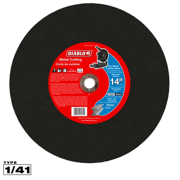 14" Chop Saw Disc for Metal - AAA Industrial Supply