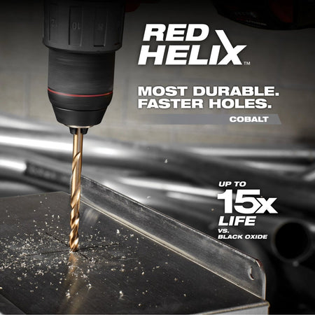 1/4" COBALT RED HELIX™ Drill Bit - AAA Industrial Supply